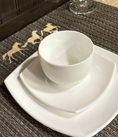 Americano Trama Marrom