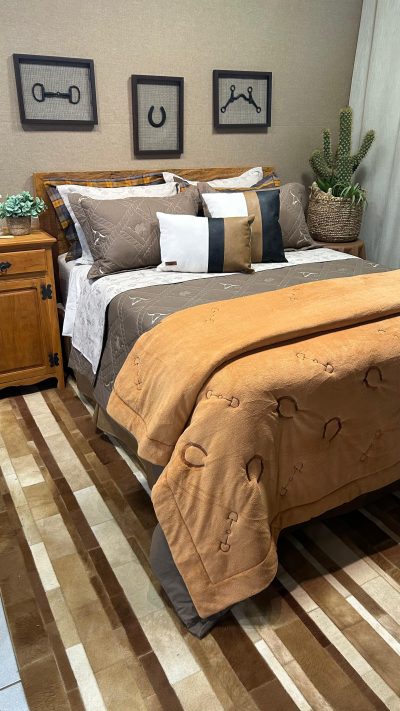 Cama Completa Texas Caramelo