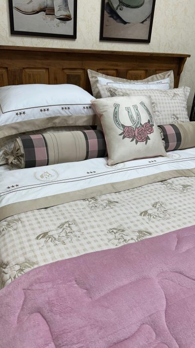 Cama Completa Tradição Rosa - Imagem 2