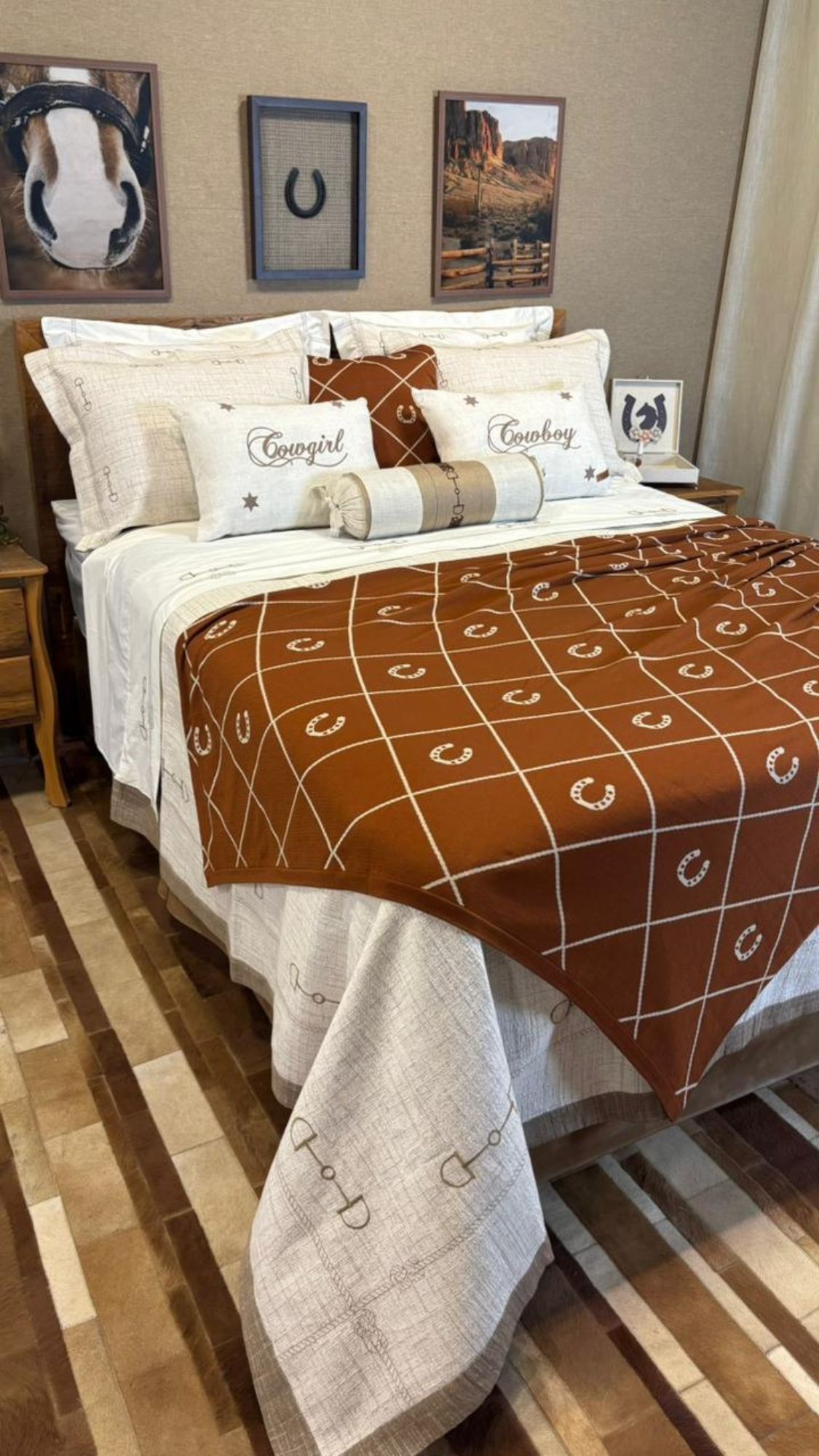 Cama Completa Tricô Ferradura