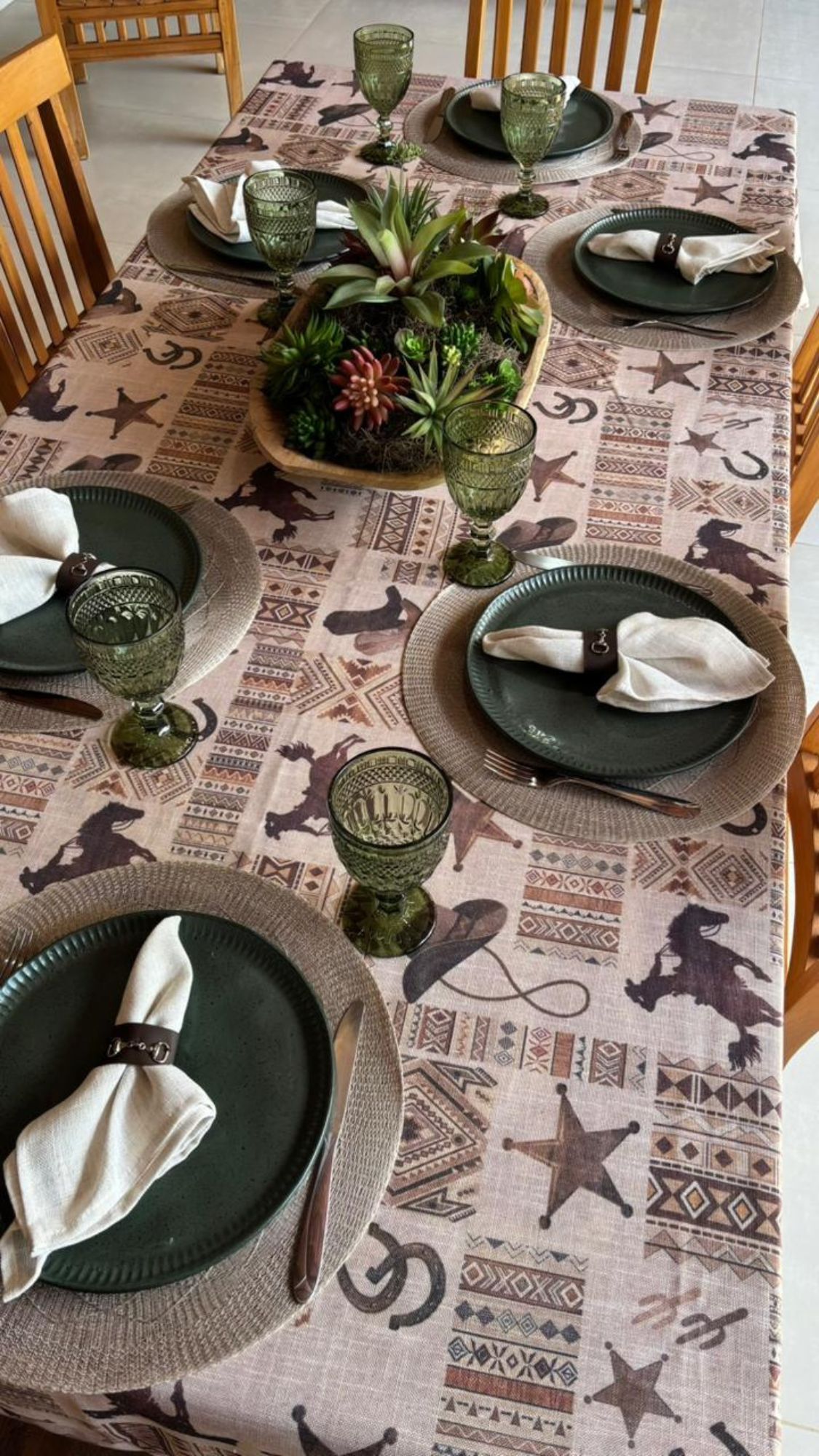 Toalha de Mesa Western