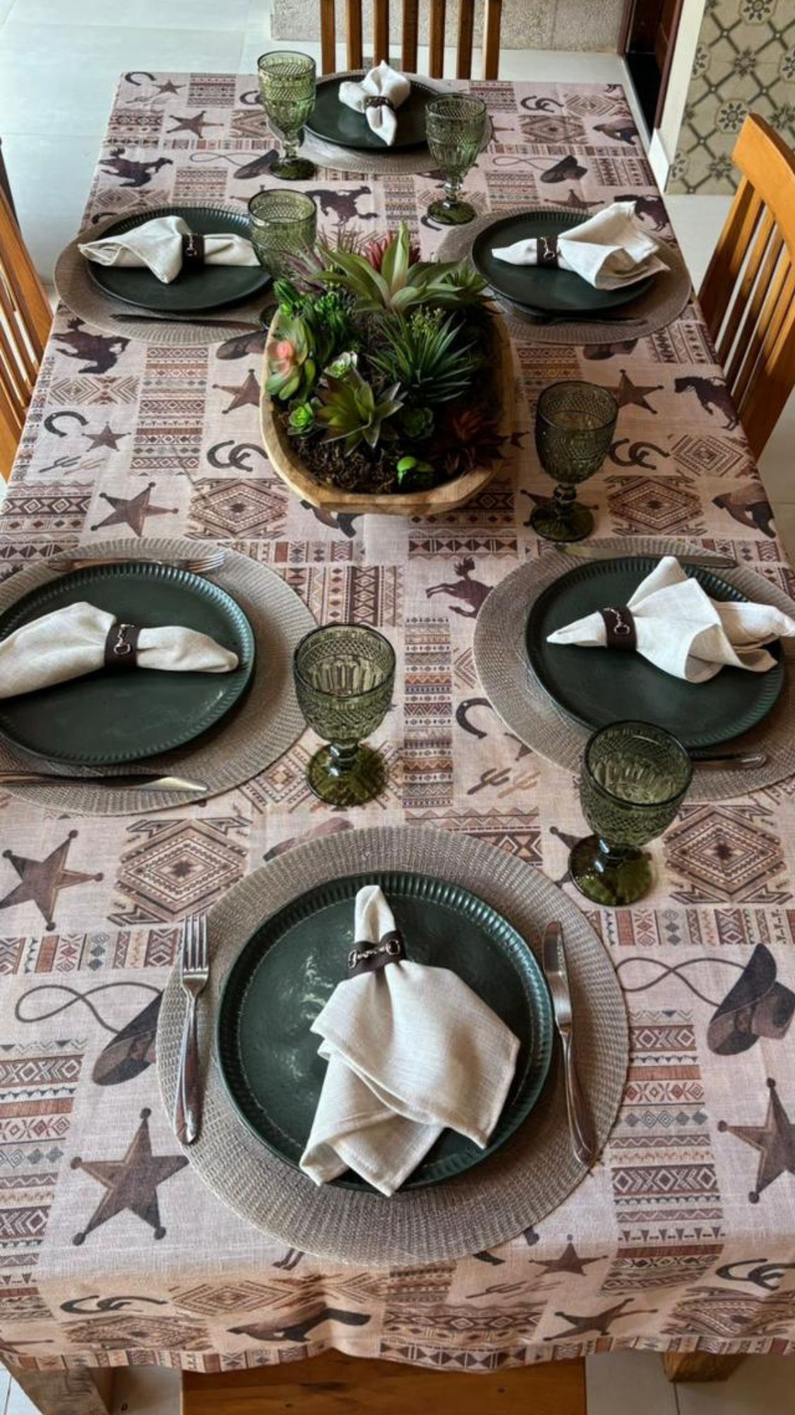 Toalha de Mesa Western - Imagem 4