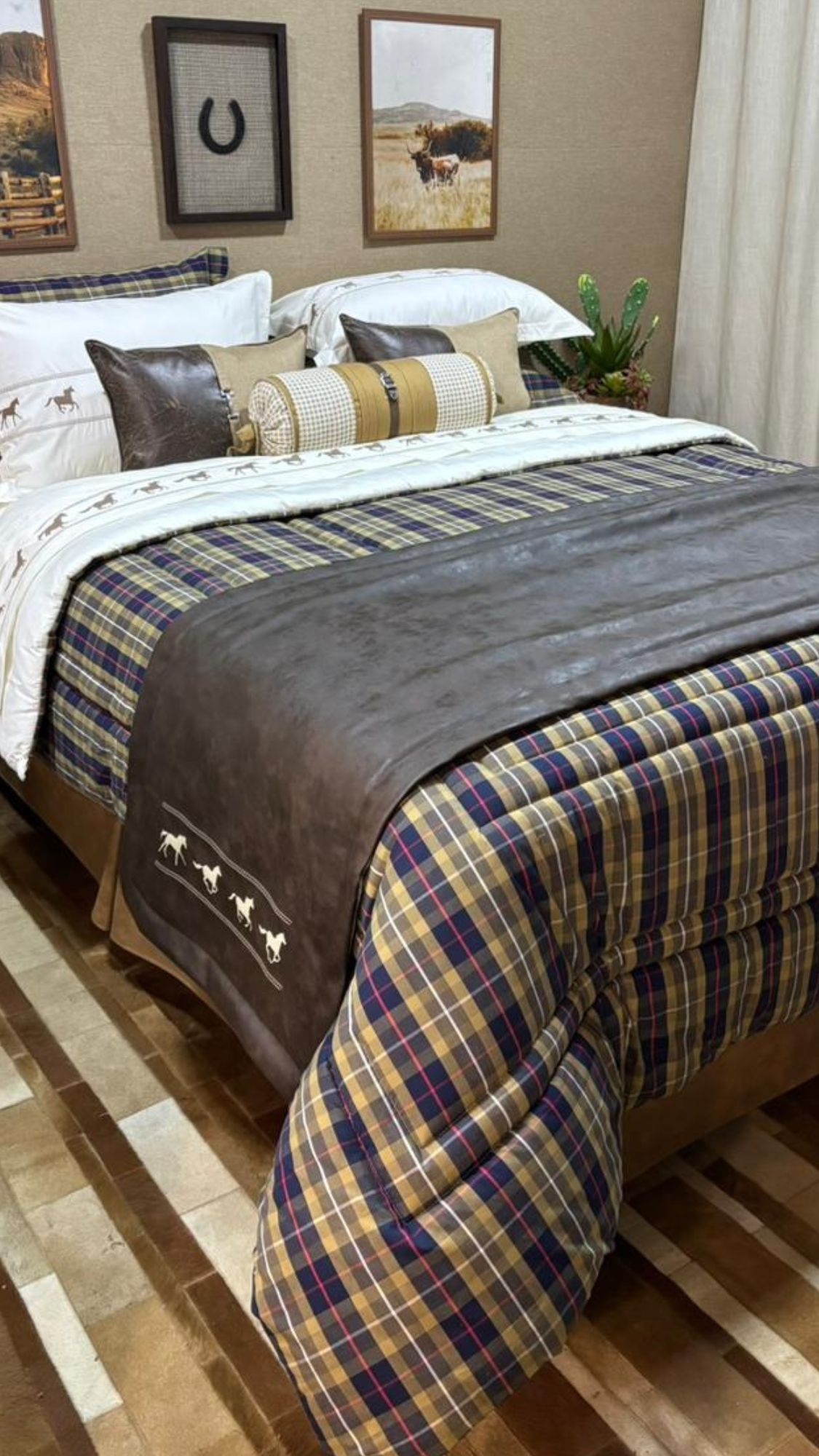 Cama Completa Denver Mostarda