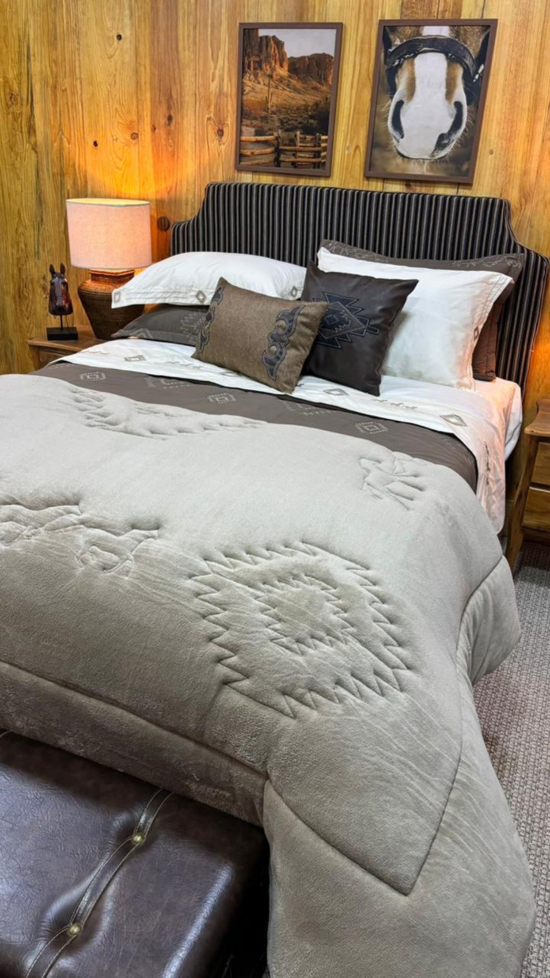 Edredom Tennessee Caqui - Imagem 3